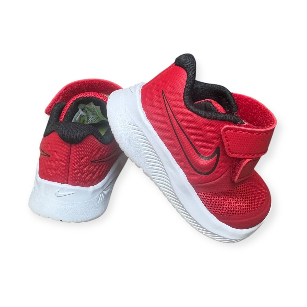Nike Star Runner 3 Infant Toddler Red Running Shoes Size 2C - Picture 2 of 7
